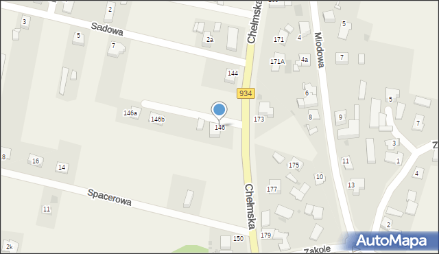 Kopciowice, Chełmska, 146, mapa Kopciowice