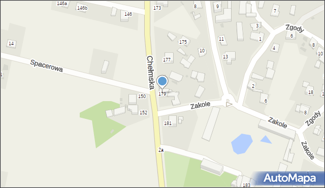 Kopciowice, Chełmska, 179, mapa Kopciowice