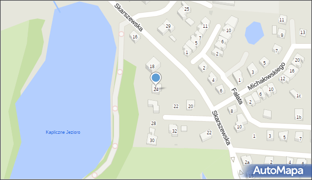 Kościerzyna, Chełmońskiego Józefa, 24, mapa Kościerzyna