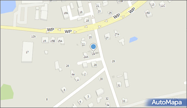 Kościerzyna, Chojnicka, 24, mapa Kościerzyna