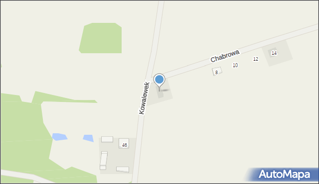 Kowalewek, Chabrowa, 2, mapa Kowalewek