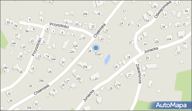 Kraków, Chełmska, 23c, mapa Krakowa