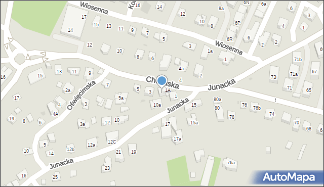 Kraków, Chełmska, 3a, mapa Krakowa