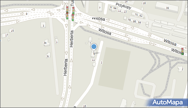 Kraków, Chmielna, 9, mapa Krakowa