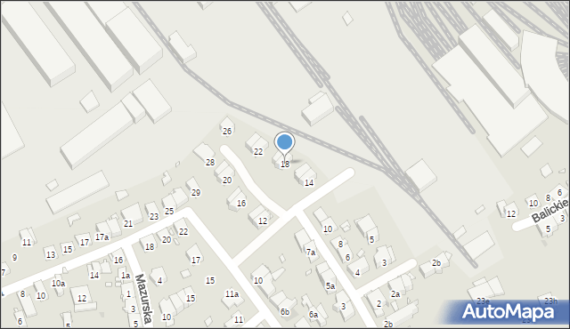 Kraków, Chłopska, 18, mapa Krakowa