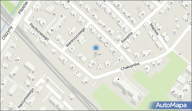 Kraków, Chałupnika Kazimierza, 3a, mapa Krakowa