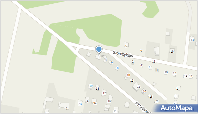 Kroczyce, Chabrów, 2, mapa Kroczyce