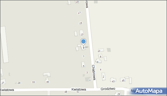 Kruszwica, Chabrowa, 9, mapa Kruszwica
