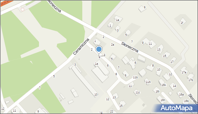 Kruszyn Krajeński, Chlebowa, 4, mapa Kruszyn Krajeński