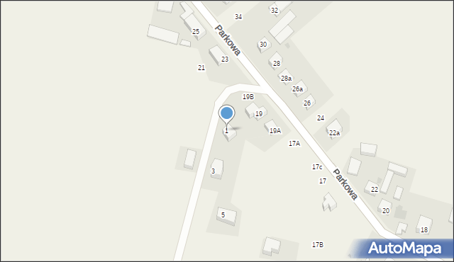 Kryniczno, Chabrowa, 1, mapa Kryniczno