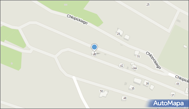 Krzeszowice, Chłopickiego Józefa, gen., 46, mapa Krzeszowice