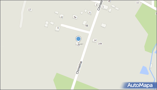 Książ Wielki, Chmielna, 15, mapa Książ Wielki