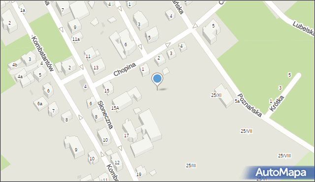 Kudowa-Zdrój, Chopina Fryderyka, 1a, mapa Kudowa-Zdrój
