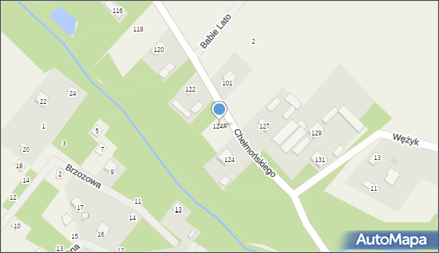 Kuklówka Zarzeczna, Chełmońskiego Józefa, 124A, mapa Kuklówka Zarzeczna