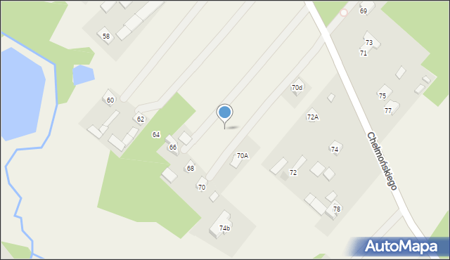 Kuklówka Zarzeczna, Chełmońskiego Józefa, 68a, mapa Kuklówka Zarzeczna