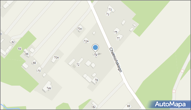 Kuklówka Zarzeczna, Chełmońskiego Józefa, 74, mapa Kuklówka Zarzeczna