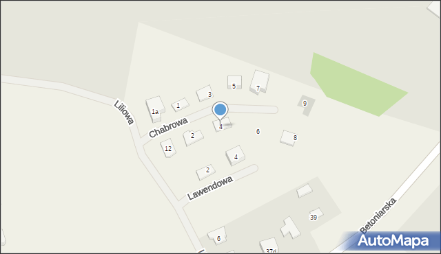 Kurzętnik, Chabrowa, 4, mapa Kurzętnik