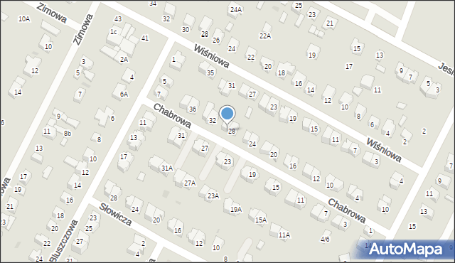 Kutno, Chabrowa, 30, mapa Kutno