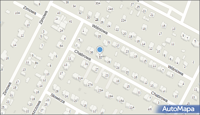 Kutno, Chabrowa, 32, mapa Kutno