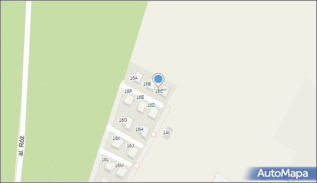 Łajski, Choinowa, 16C, mapa Łajski