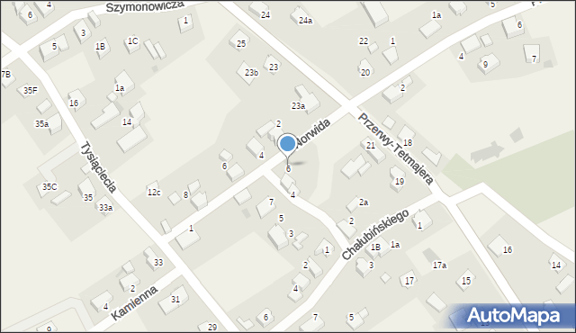 Łąka, Chełmońskiego Józefa, 6, mapa Łąka