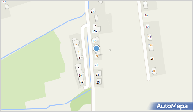 Łąka Prudnicka, Chocimska, 19, mapa Łąka Prudnicka