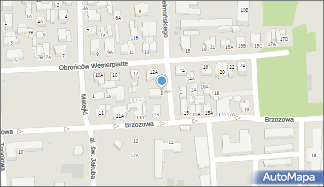 Łeba, Chełmońskiego Józefa, 2, mapa Łeba