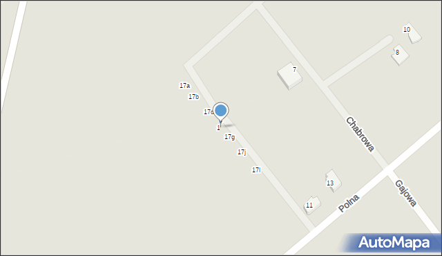 Lębork, Chabrowa, 17f, mapa Lębork