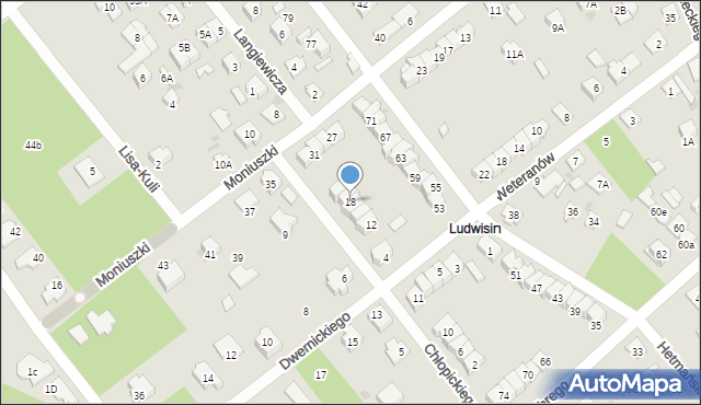 Legionowo, Chłopickiego Józefa, gen., 18, mapa Legionowo