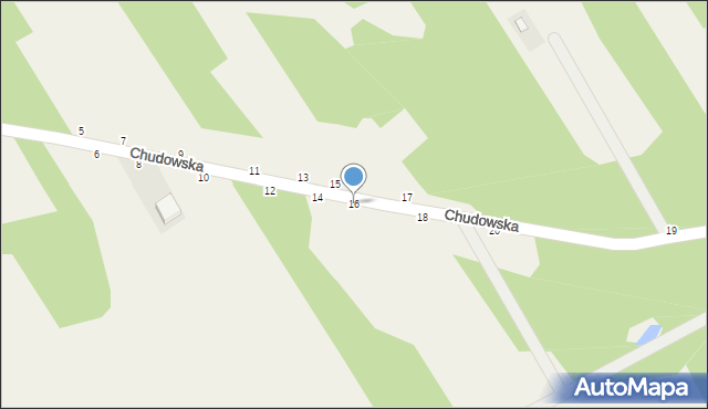 Leopoldów, Chudowska, 16, mapa Leopoldów