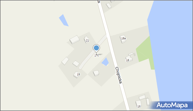 Lichnowy, Chojnicka, 17c, mapa Lichnowy