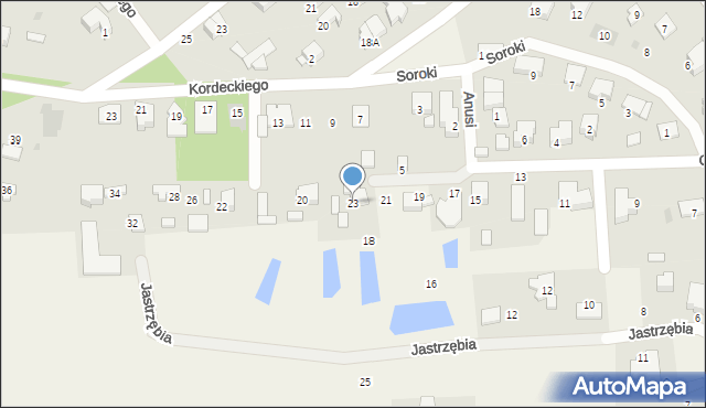 Lipków, Charłampa, 23, mapa Lipków
