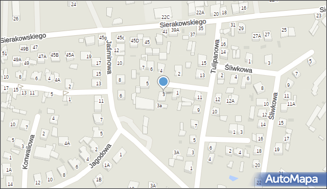 Lipno, Chabrowa, 3, mapa Lipno