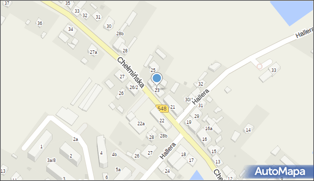 Lisewo, Chełmińska, 23, mapa Lisewo