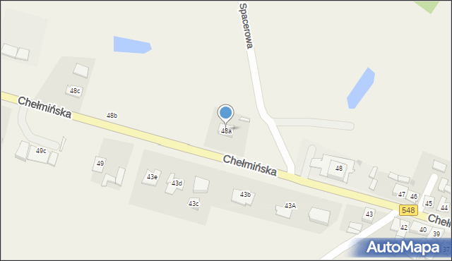 Lisewo, Chełmińska, 48a, mapa Lisewo