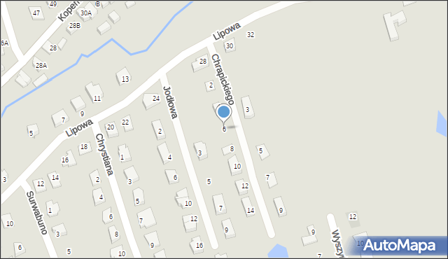 Lubawa, Chrapickiego Mikołaja, bp., 6, mapa Lubawa