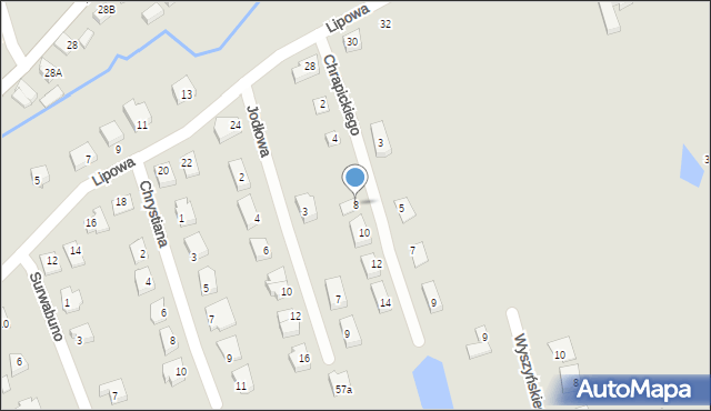 Lubawa, Chrapickiego Mikołaja, bp., 8, mapa Lubawa