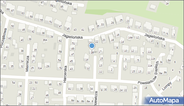 Lublin, Chodkiewicza Jana Karola, hetm., 16, mapa Lublina
