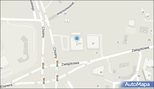 Lublin, Choiny, 1, mapa Lublina