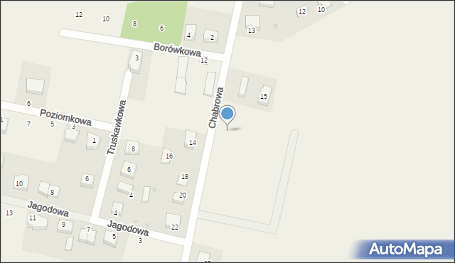 Luzino, Chabrowa, 17b, mapa Luzino