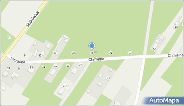 Makówka, Chmielna, 26, mapa Makówka