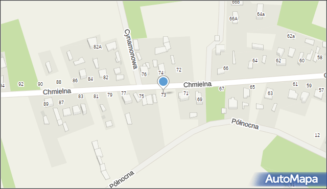 Makówka, Chmielna, 73, mapa Makówka