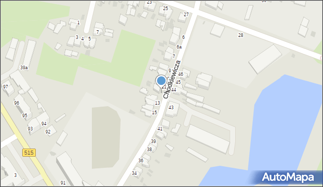 Malbork, Chodkiewicza Jana Karola, hetm., 12, mapa Malborka