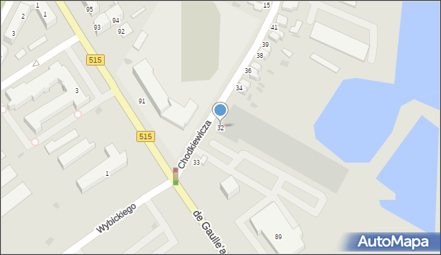 Malbork, Chodkiewicza Jana Karola, hetm., 32, mapa Malborka