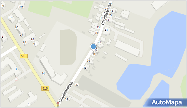 Malbork, Chodkiewicza Jana Karola, hetm., 38, mapa Malborka