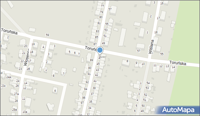 Malbork, Chopina Fryderyka, 47, mapa Malborka