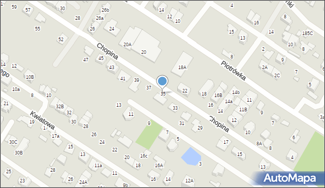 Marki, Chopina Fryderyka, 35, mapa Marki