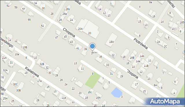 Marki, Chopina Fryderyka, 37, mapa Marki