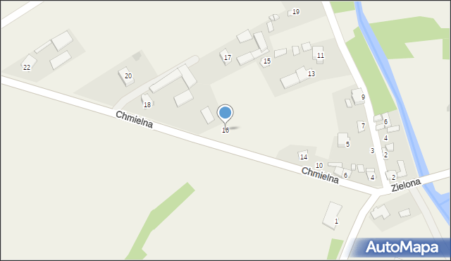 Michalów, Chmielna, 16, mapa Michalów