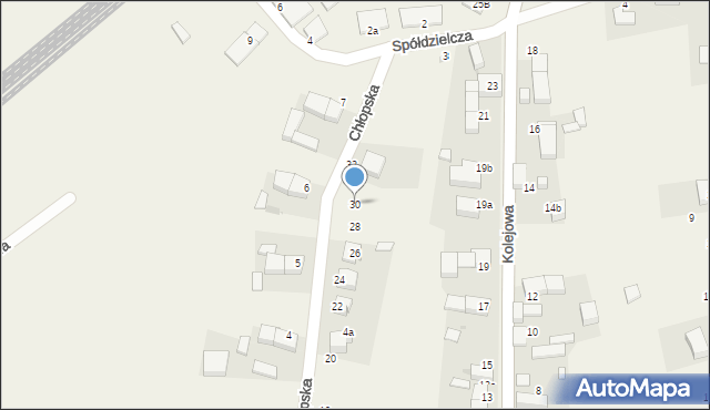 Mietków, Chłopska, 30, mapa Mietków